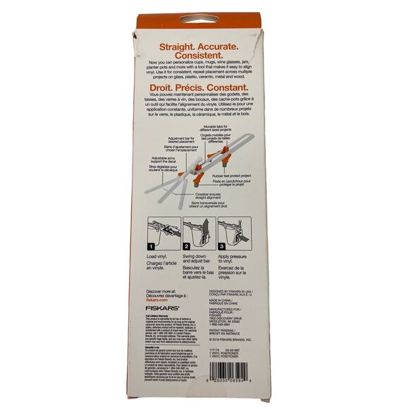 Fiskars Vinyl Positioner-Align & Apply - Accessory Tool - New in Box - Picture 5 of 5